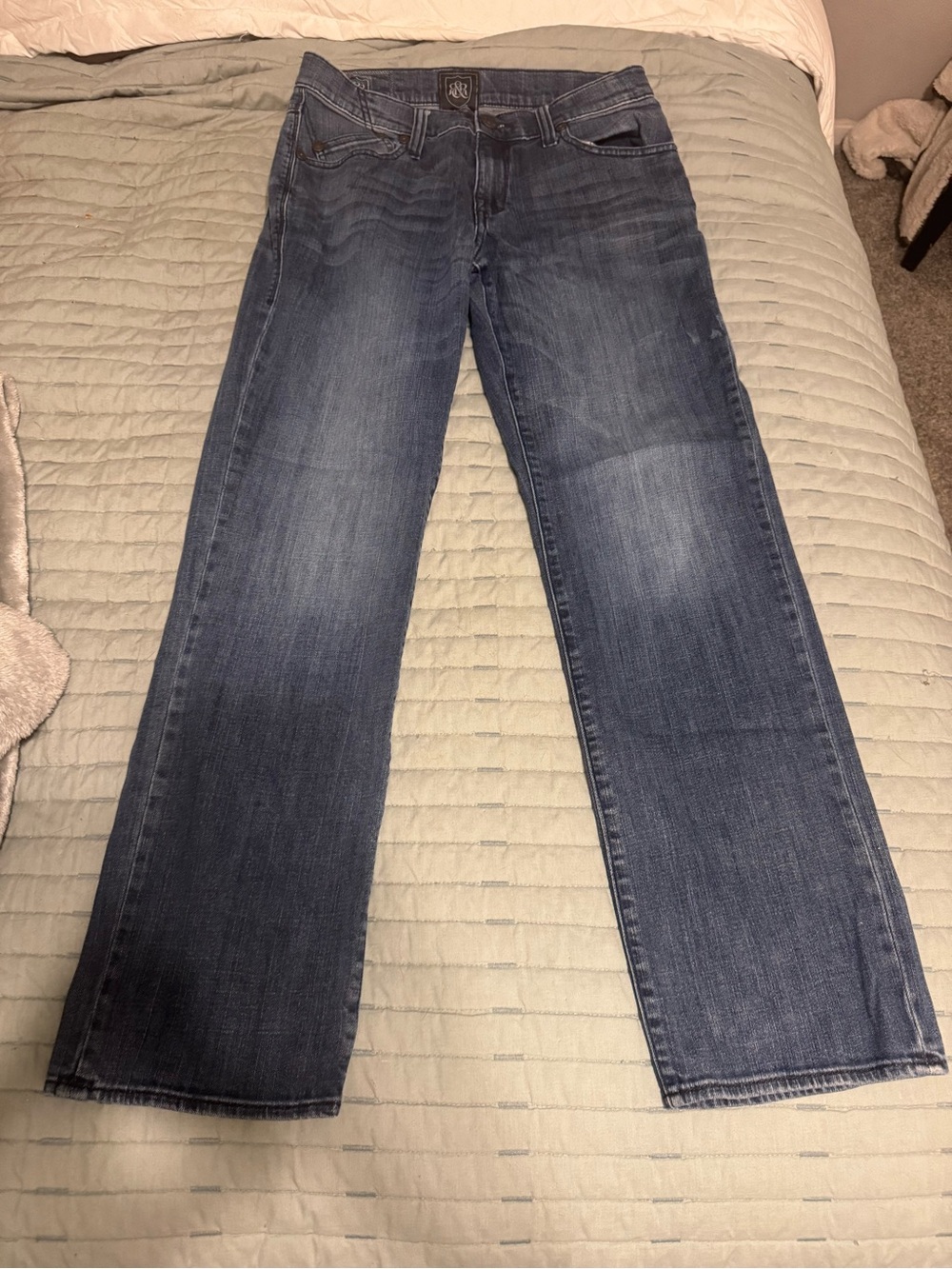 Rock & Republic Men’s Jeans 30x30 Medium/Dark Wash Straight Leg